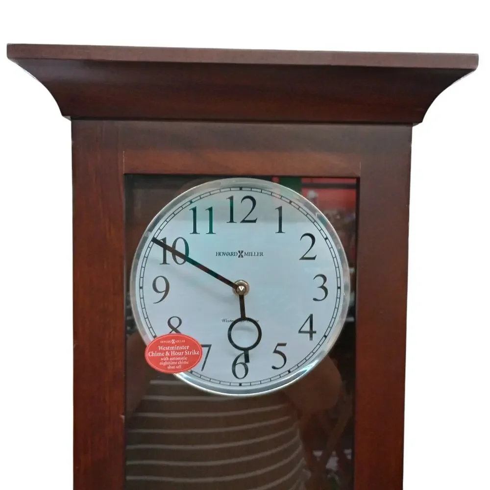 Howard Miller Braxton Wall Clock Brown Westminster Chime & Hour Strike